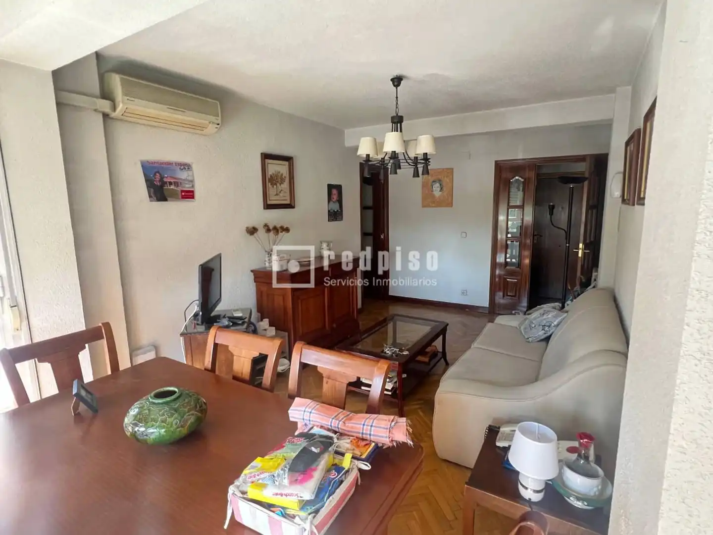 Sala d'estar de Pis en venda en Madrid amb Aire condicionat, Calefacció i Parquet
