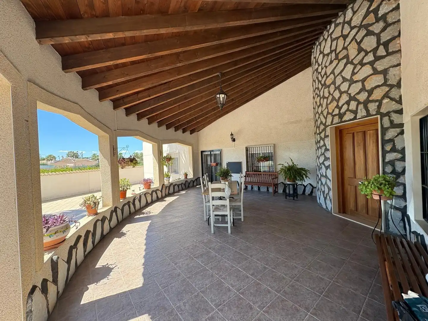 Terraza de Casa o chalet en venta en Catral con Jardín privado, Piscina y Amueblado