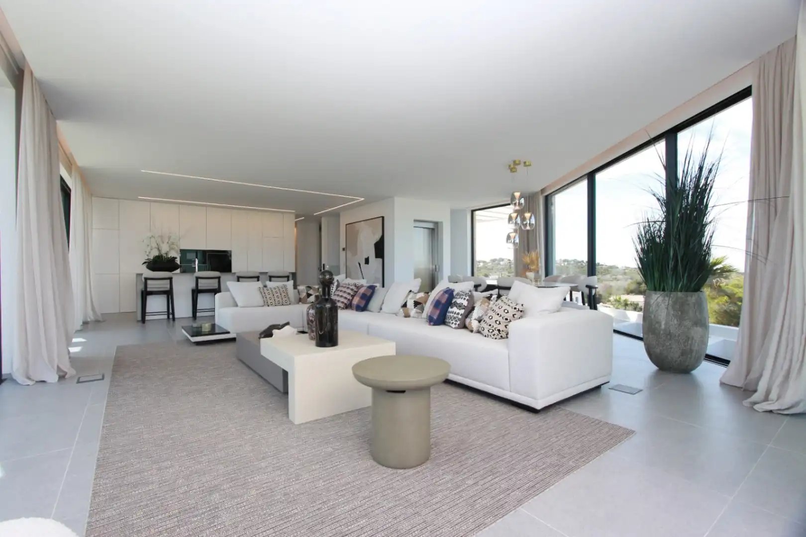 Sala d'estar de Casa o xalet en venda en Jávea / Xàbia amb Aire condicionat, Calefacció i Jardí privat