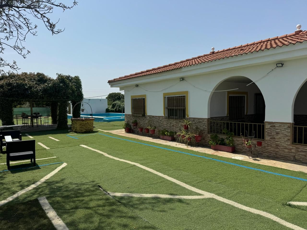 Piscina de Finca rústica en venda en Alcalá de Guadaira