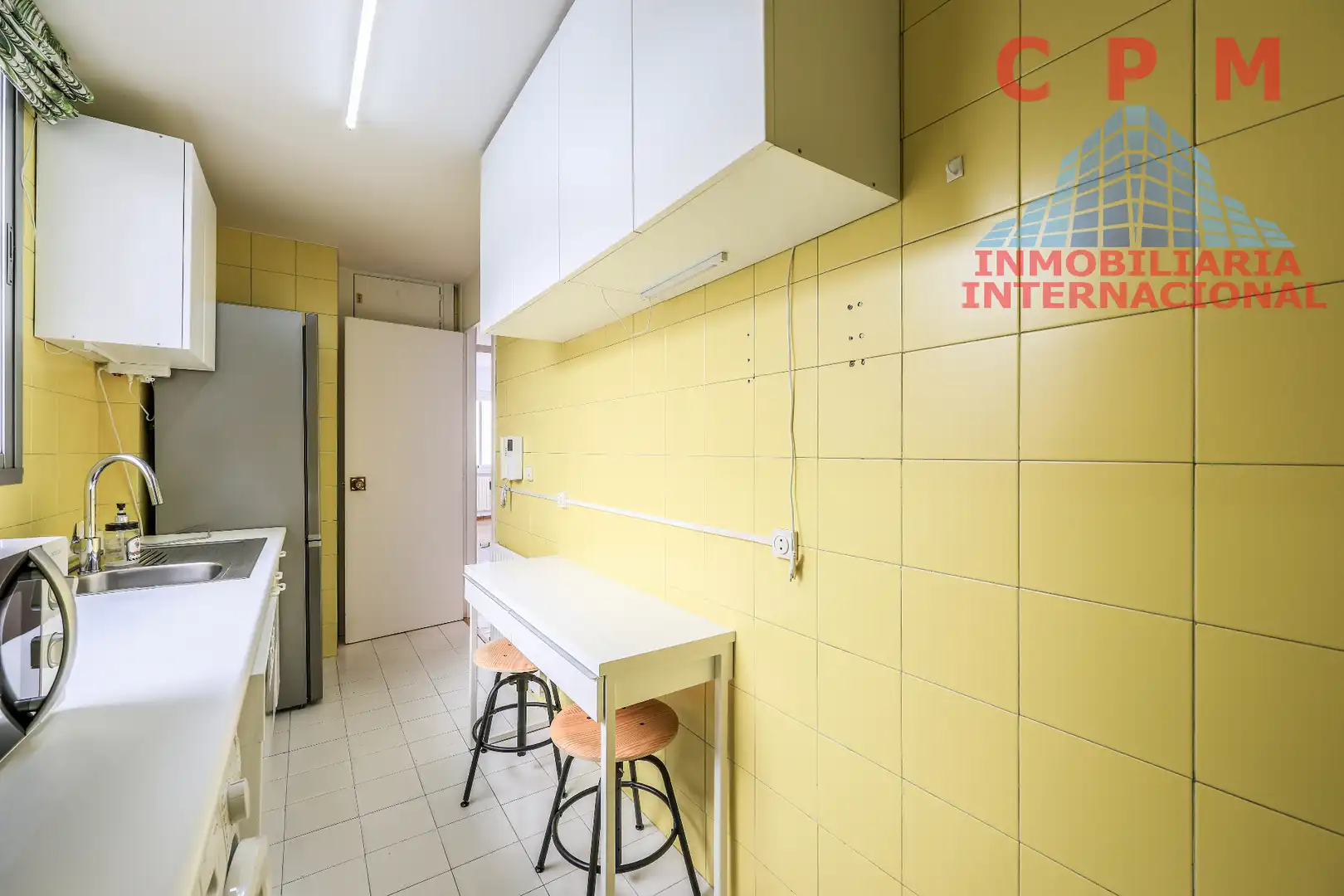 Küche von Wohnung zur Miete in Madrid mit Klimaanlage, Heizung und Parkett