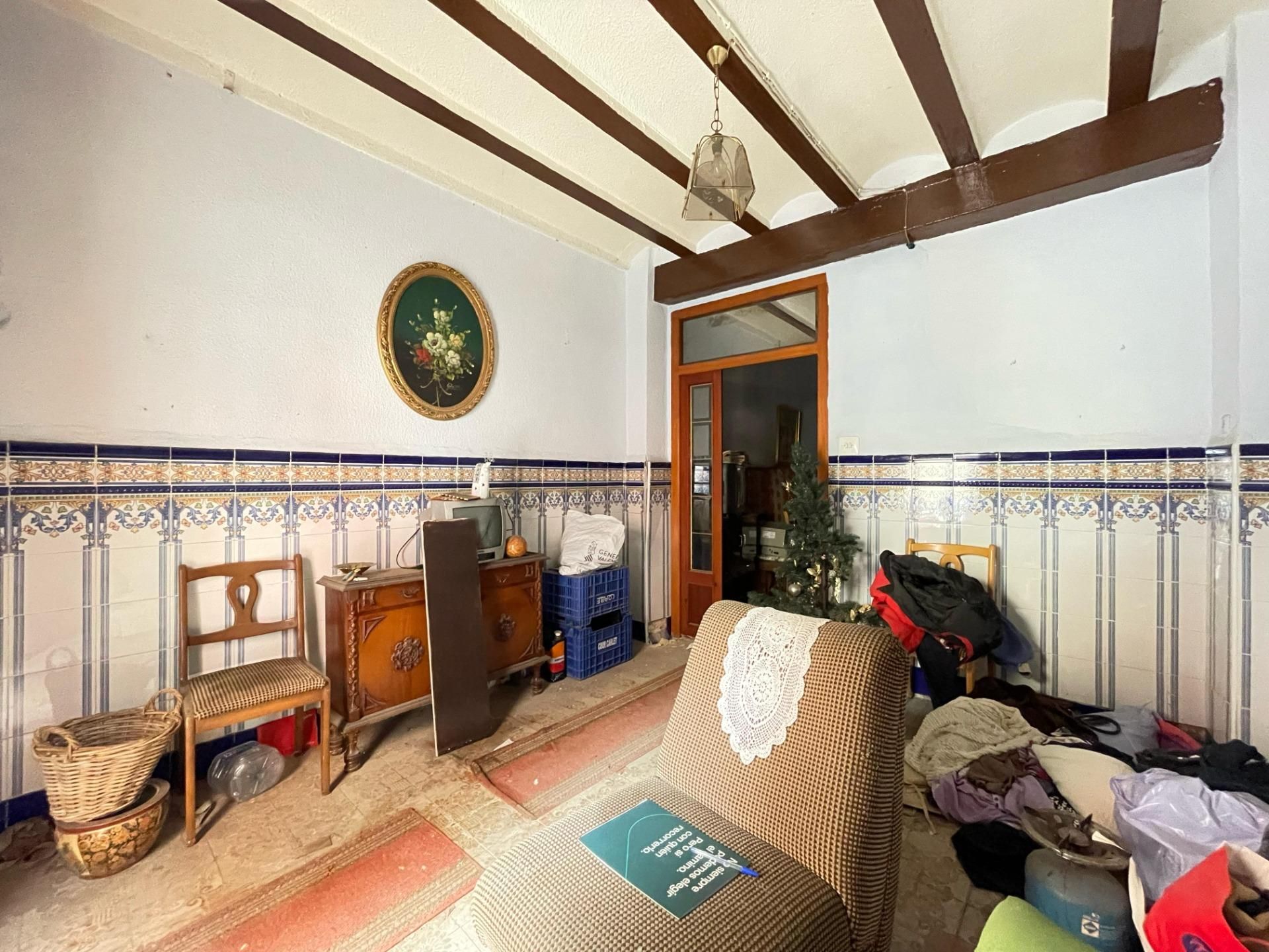 Sala d'estar de Casa o xalet en venda en Carlet amb Terrassa i Balcó