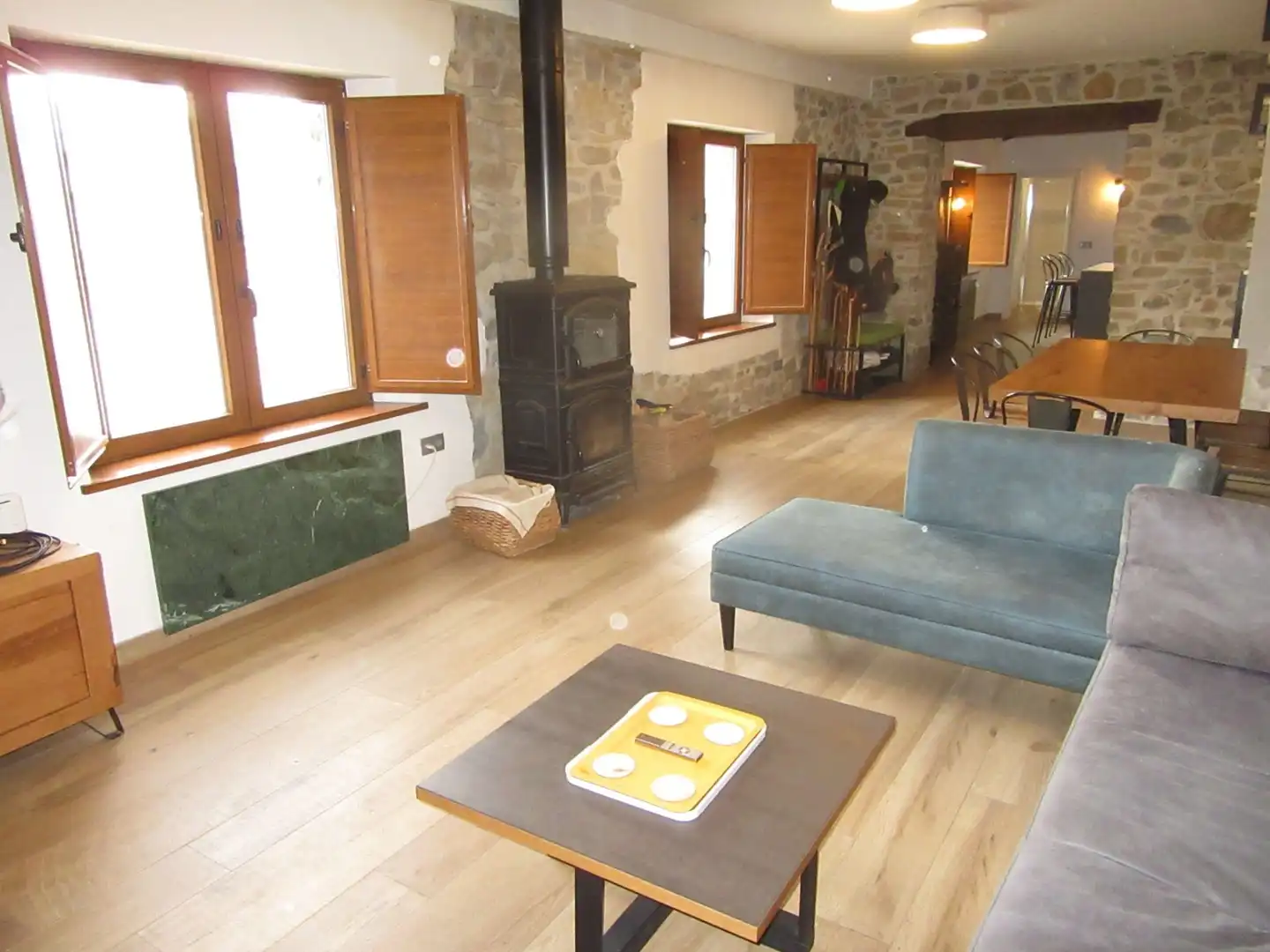 Sala de estar de Casa o chalet en venta en Castiello de Jaca con Calefacción, Jardín privado y Terraza
