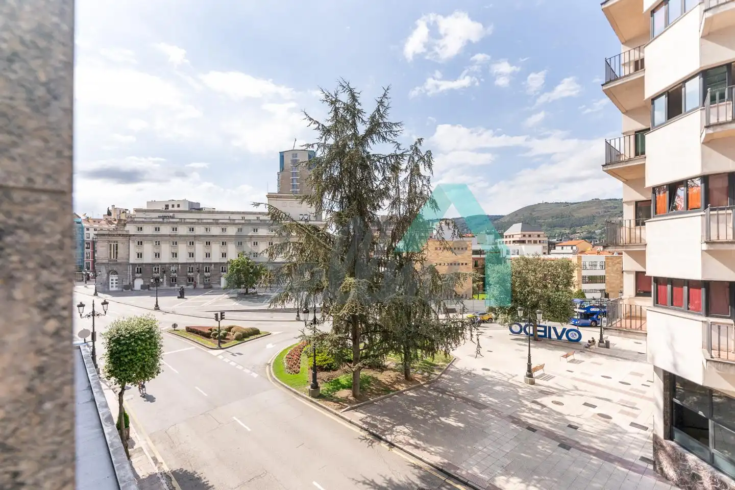 Exterior view of Flat for sale in Oviedo   with Heating, Parquet flooring and Terrace