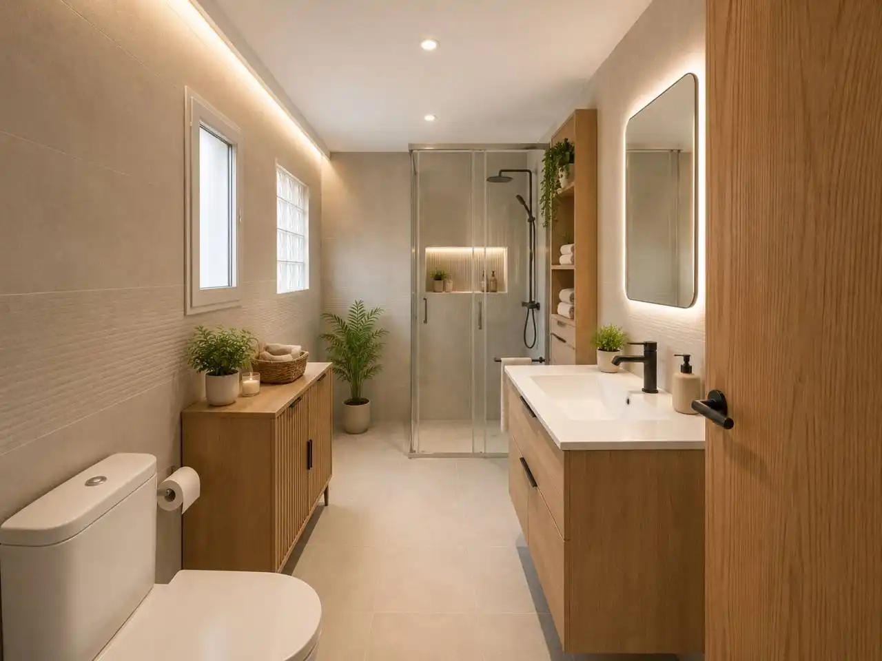 Bany de Casa o xalet en venda en Alicante / Alacant amb Aire condicionat, Jardí privat i Terrassa