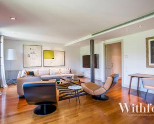 Living room of Flat to rent in  Barcelona Capital  with Air Conditioner, Heating and Balcony