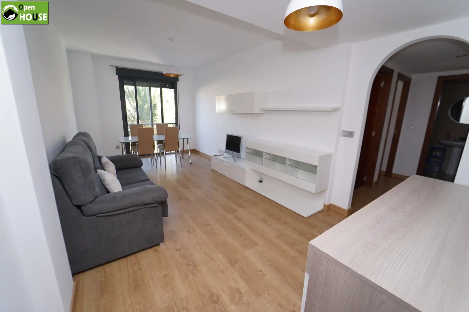 Living room of Flat for rent in Armilla  with Air Conditioner, Furnished and Oven
