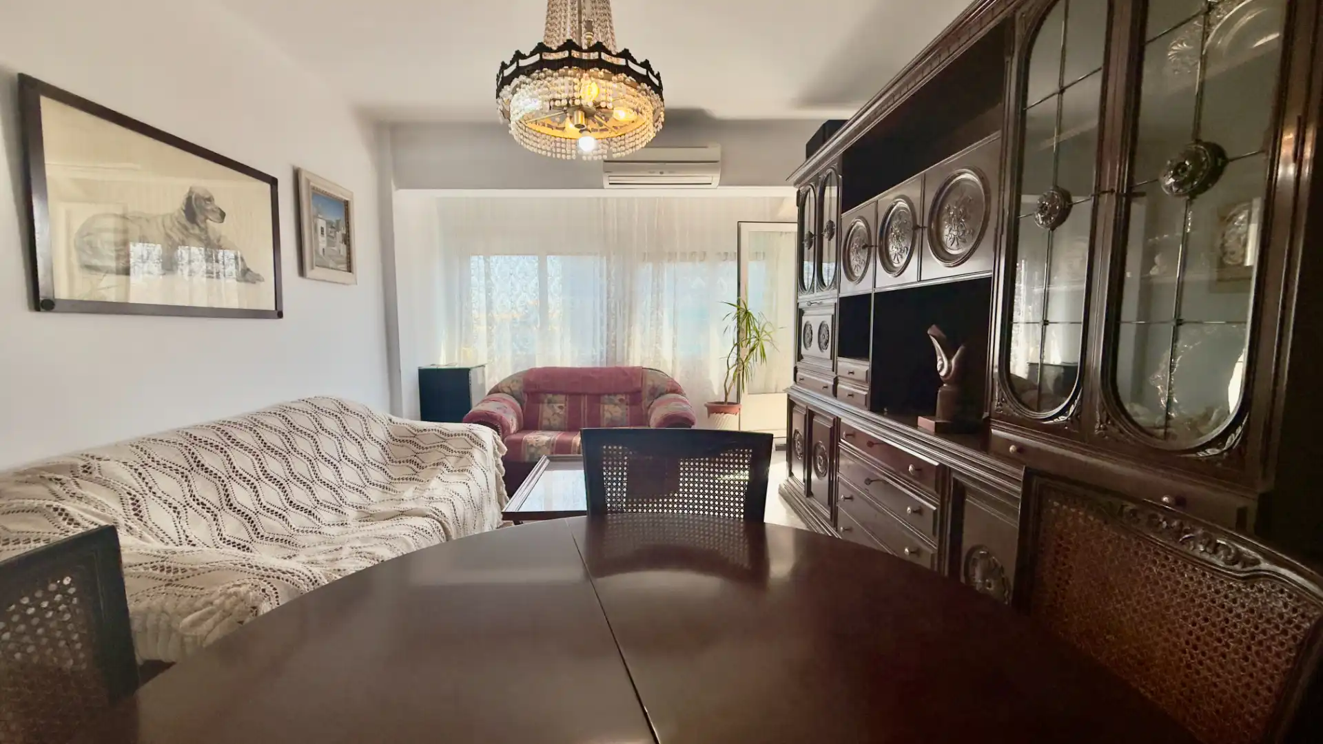 Sala de estar de Piso en venta en Cádiz con Aire acondicionado, Terraza y Amueblado
