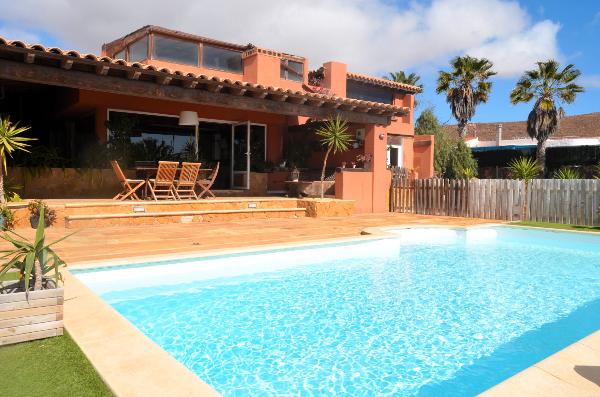Swimming pool of House or chalet for sale in La Oliva  with Private garden, Terrace and Swimming Pool