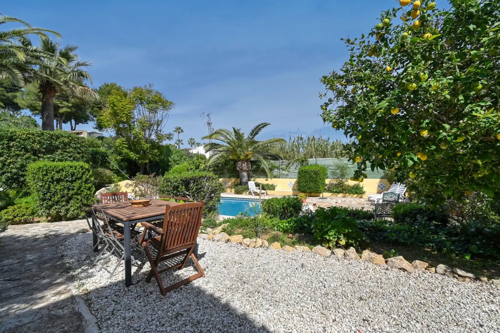 Garden of Houses for sale in Jávea / Xàbia