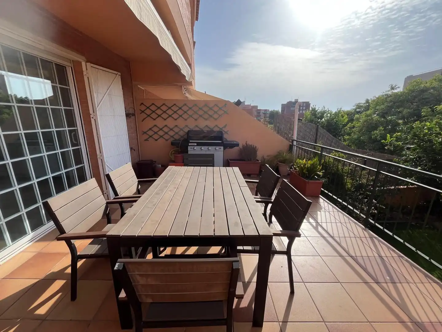Terrassa de Casa adosada en venda en El Masnou amb Aire condicionat, Calefacció i Jardí privat