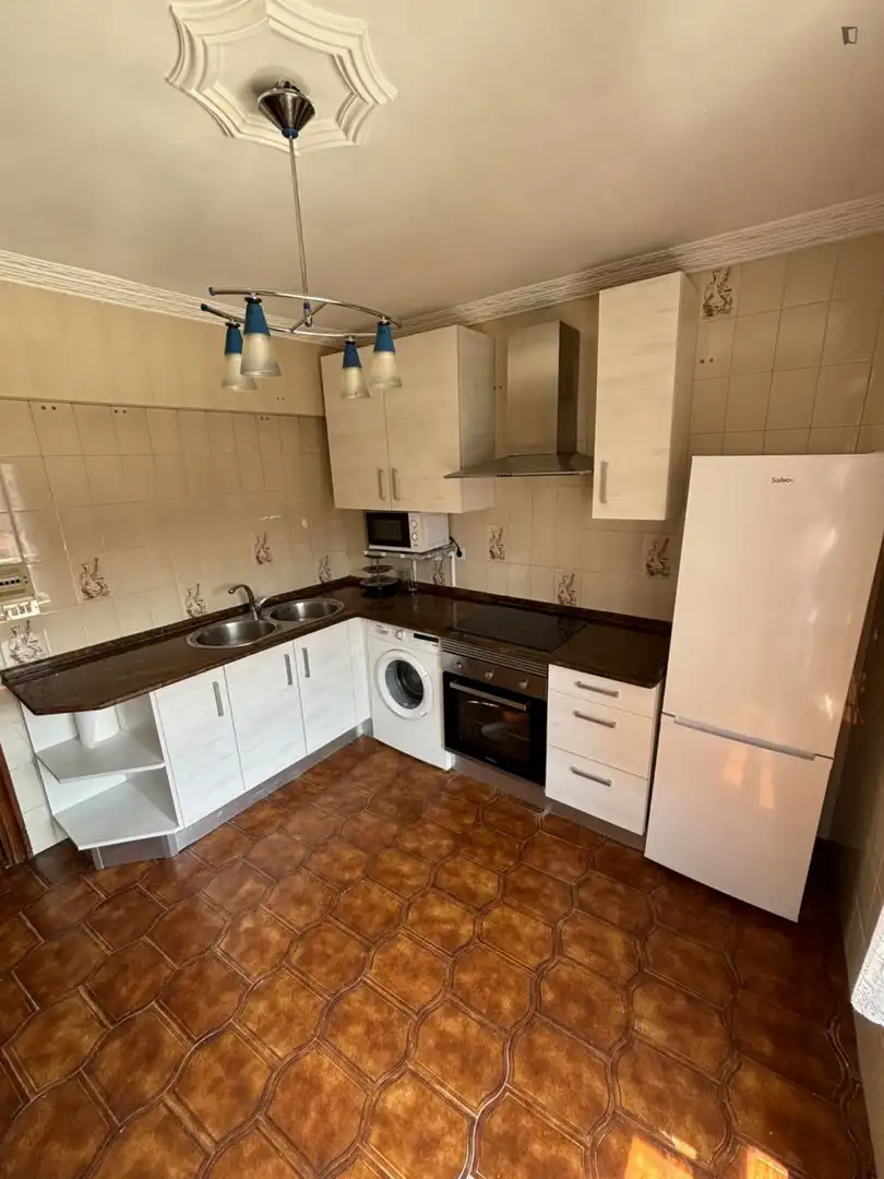 Cuina de Apartament per a compartir en Barakaldo  amb Moblat, Forn i Rentadora