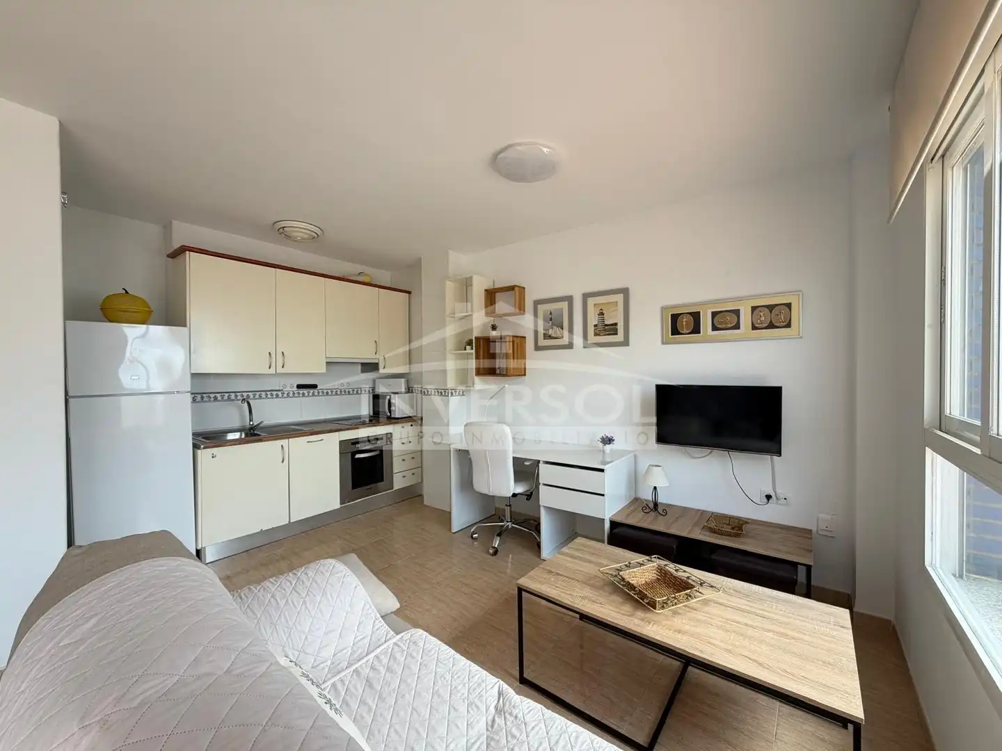 Sala de estar de Ático en venta en El Ejido con Aire acondicionado, Calefacción y Terraza