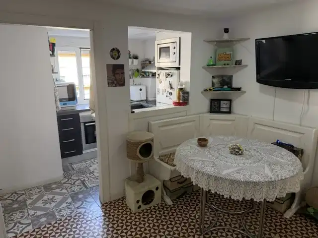 Kitchen of Attic for sale in Girona  with Heating, Oven and Microwave