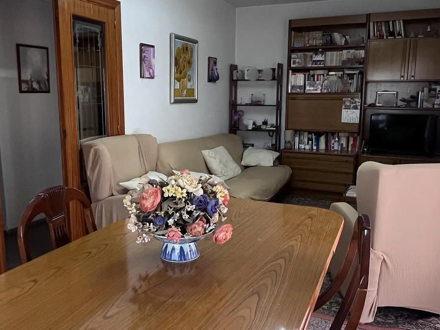 Sala de estar de Piso en venta en Elda con Aire acondicionado y Balcón