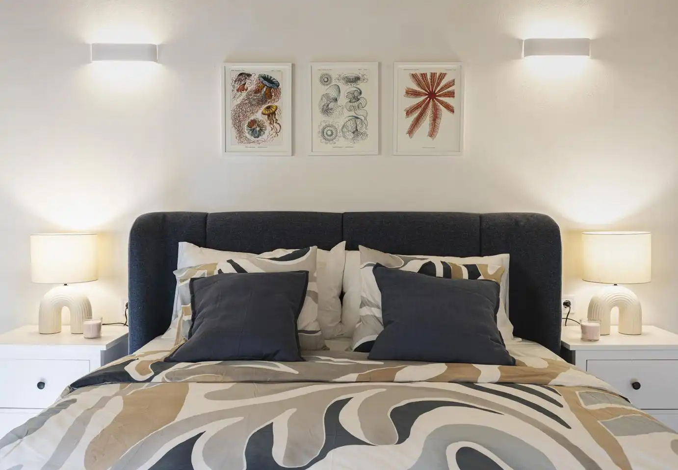 Schlafzimmer von Maisonette zum Verkauf in  Palma de Mallorca mit Klimaanlage, Terrasse und Möbliert