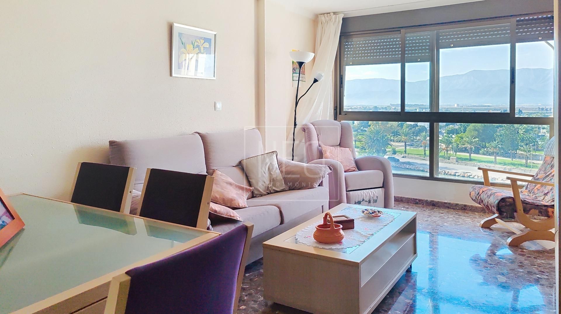 Living room of Flat for sale in Cullera  with Air Conditioner, Terrace and Balcony