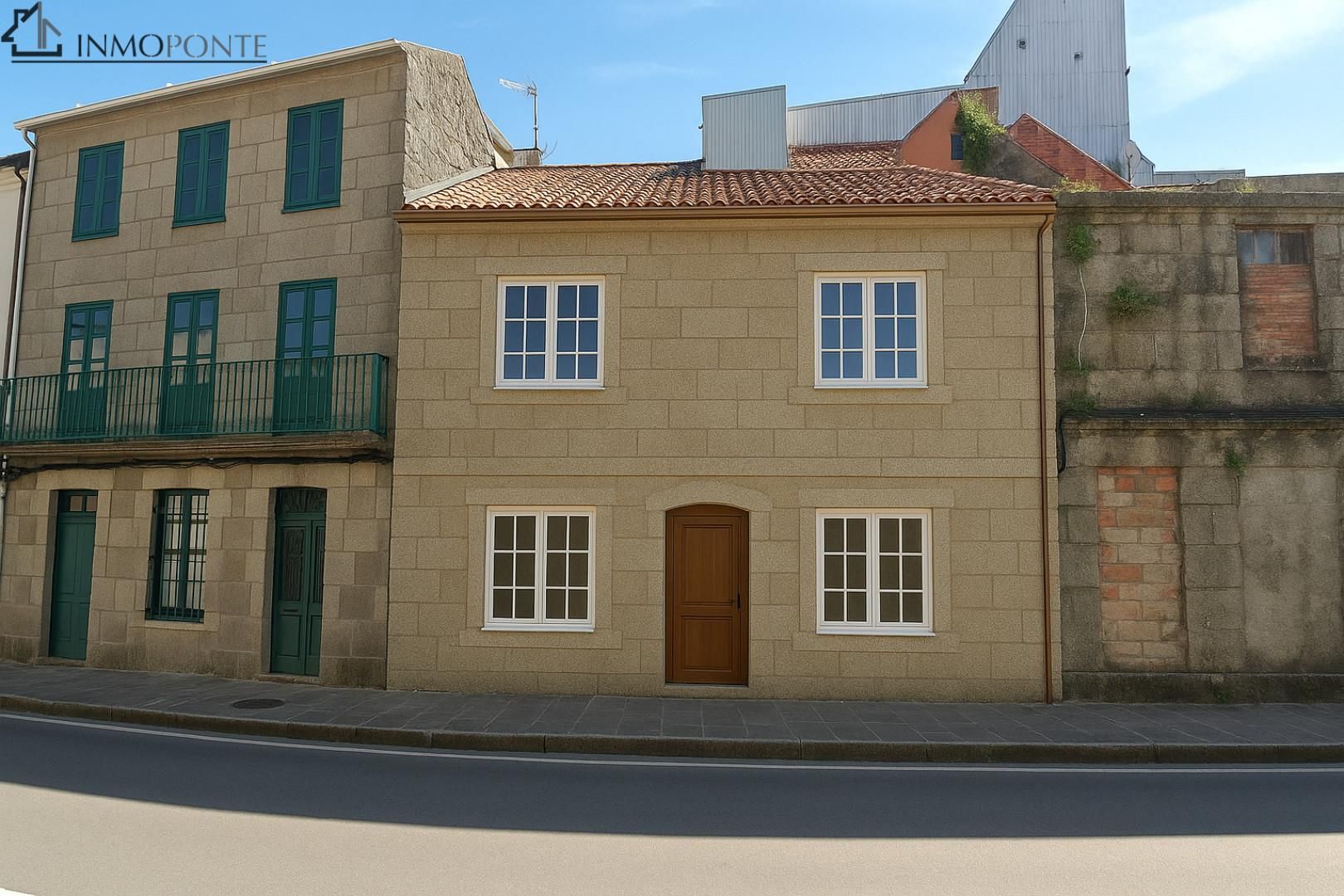 Vista exterior de Casa adosada en venda en Marín