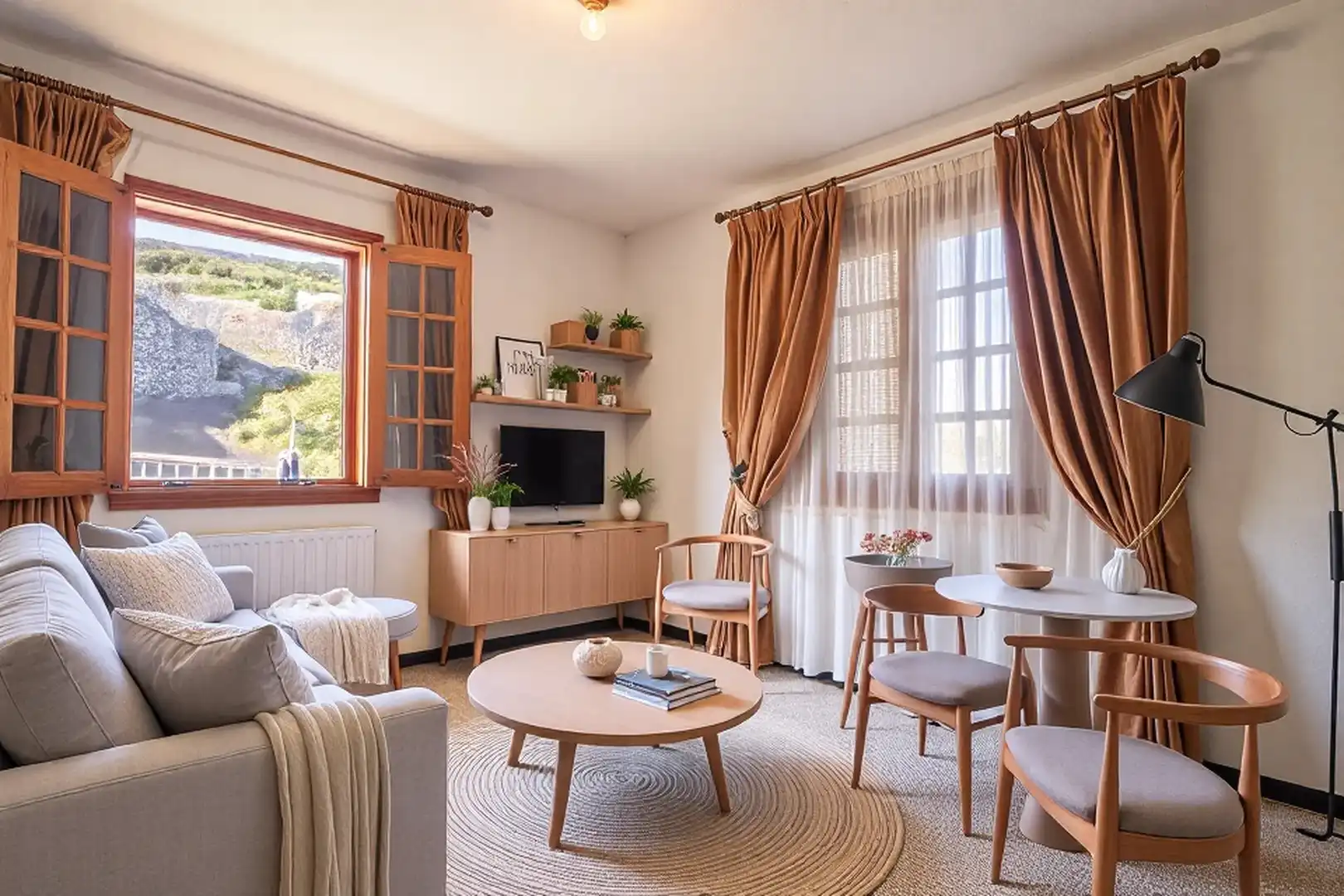 Sala de estar de Casa o chalet en venta en La Orotava con Jardín privado, Terraza y Trastero