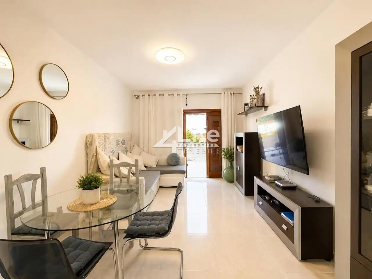 Living room of Duplexes for sale in Arona  with Private garden, Terrace and Swimming Pool