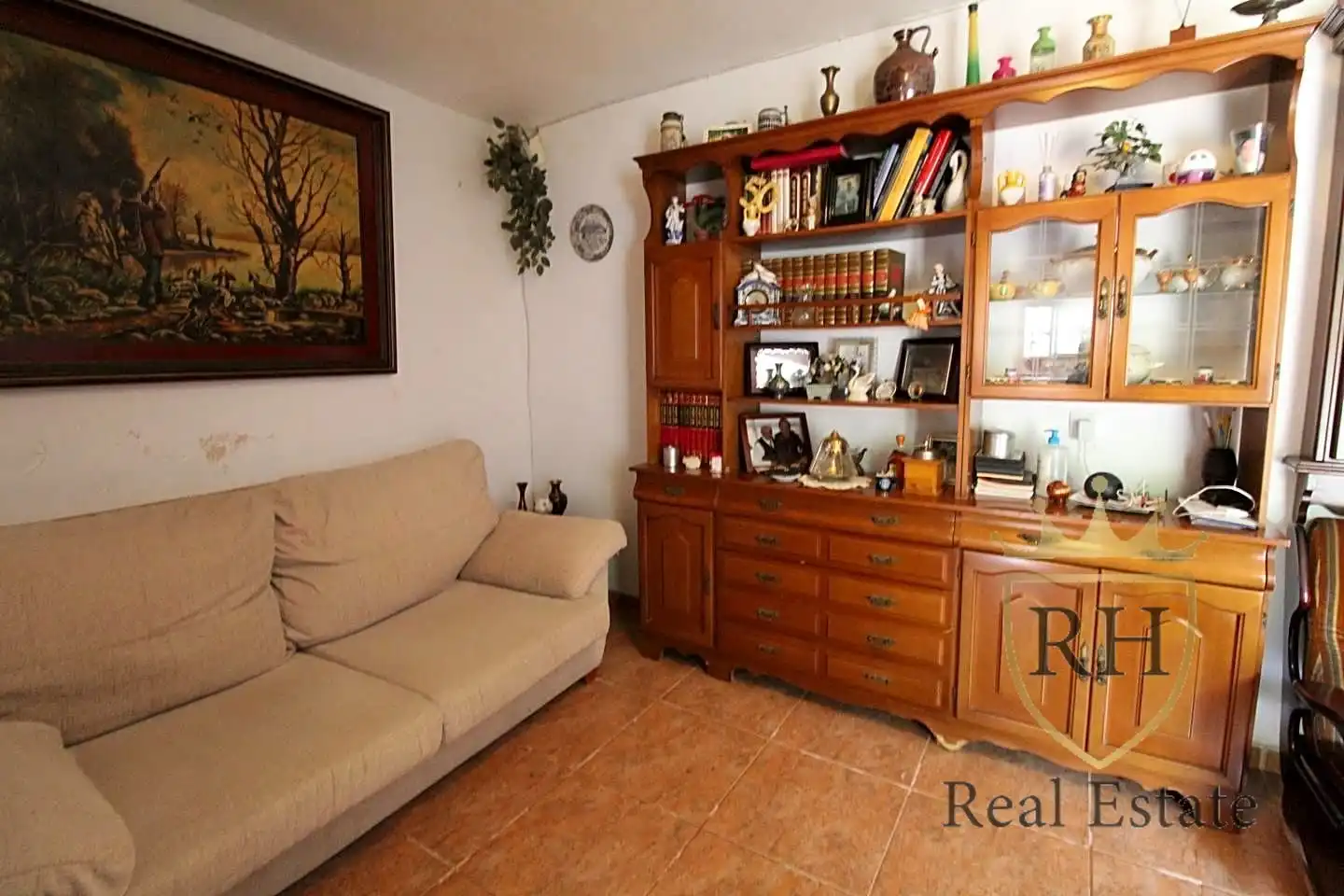 Sala d'estar de Casa o xalet en venda en Pollença amb Aire condicionat, Jardí privat i Terrassa