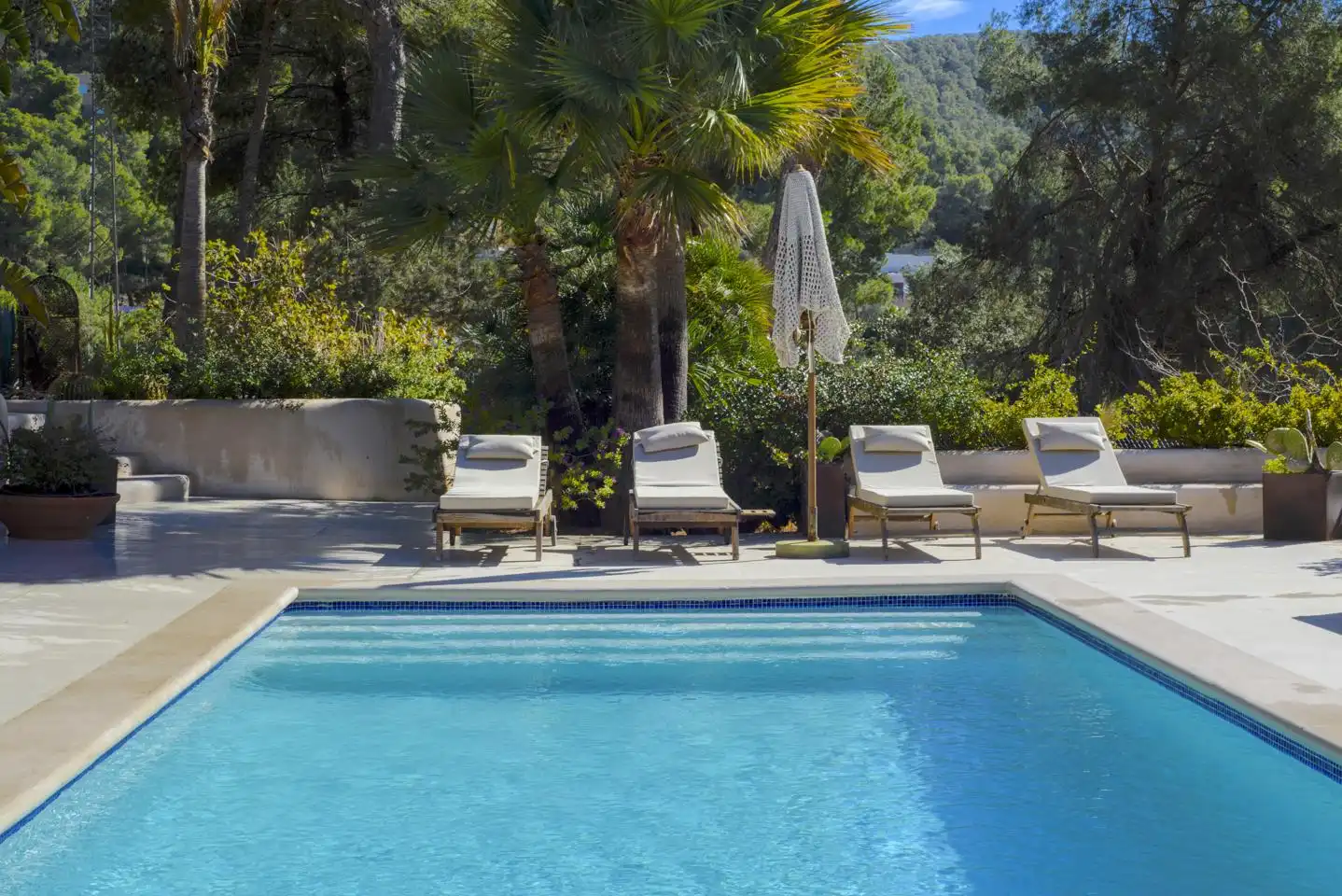Swimming pool of Houses for rent in Sant Josep de sa Talaia  with Private garden, Terrace and Swimming Pool