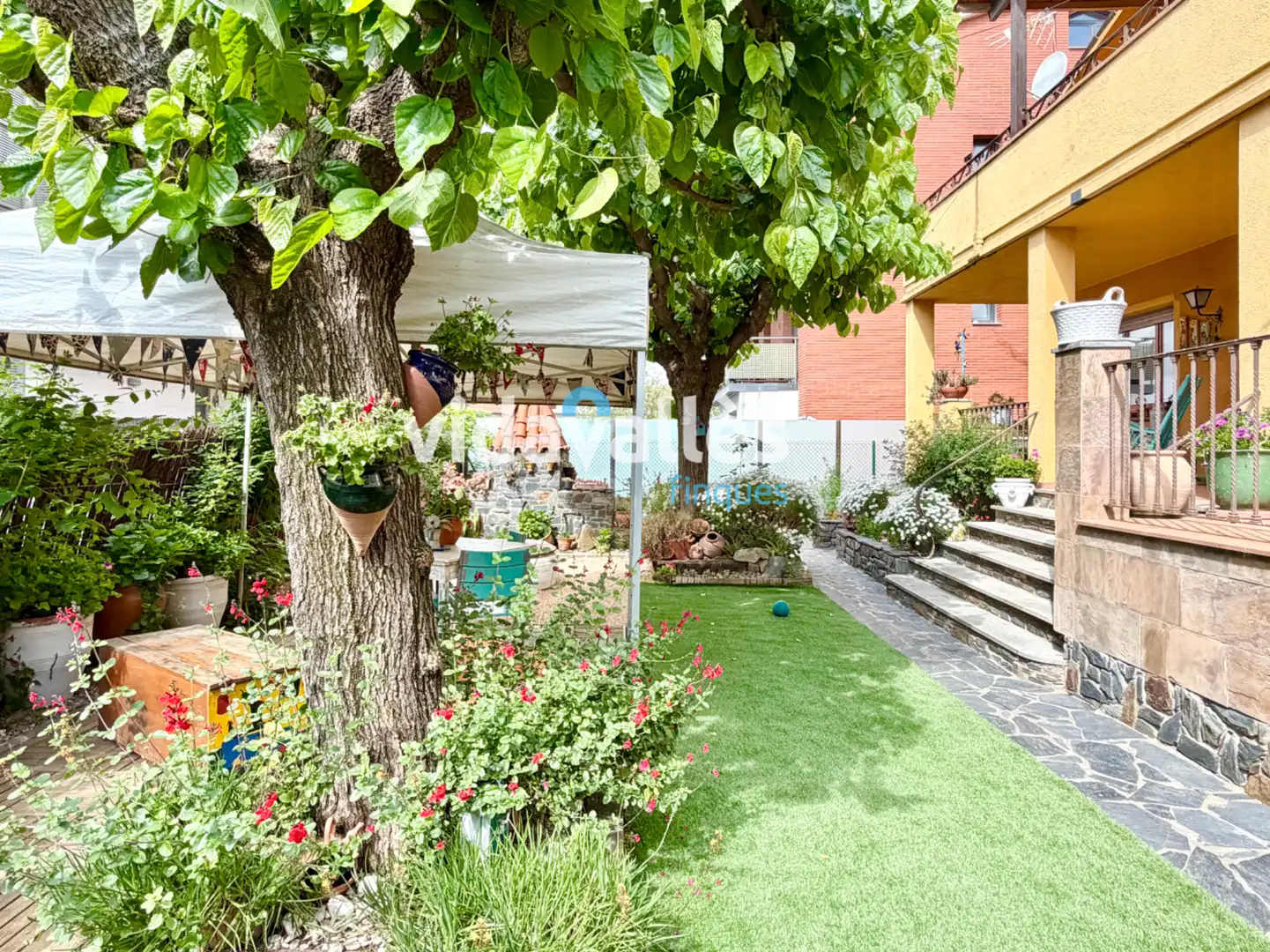Jardí de Casa o xalet en venda en Cardedeu amb Calefacció, Jardí privat i Parquet