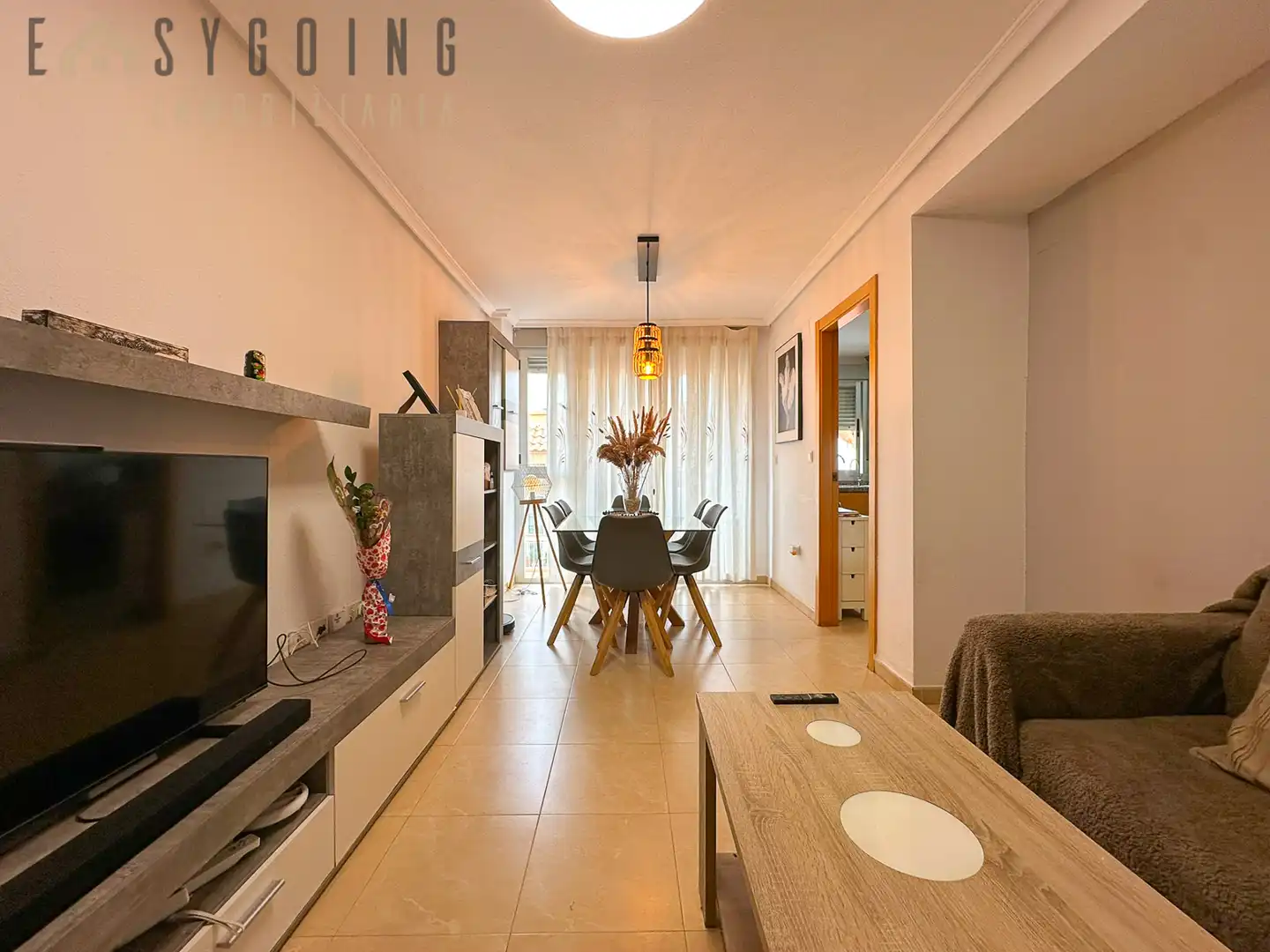 Sala de estar de Apartamento en venta en Santa Pola con Aire acondicionado, Terraza y Trastero