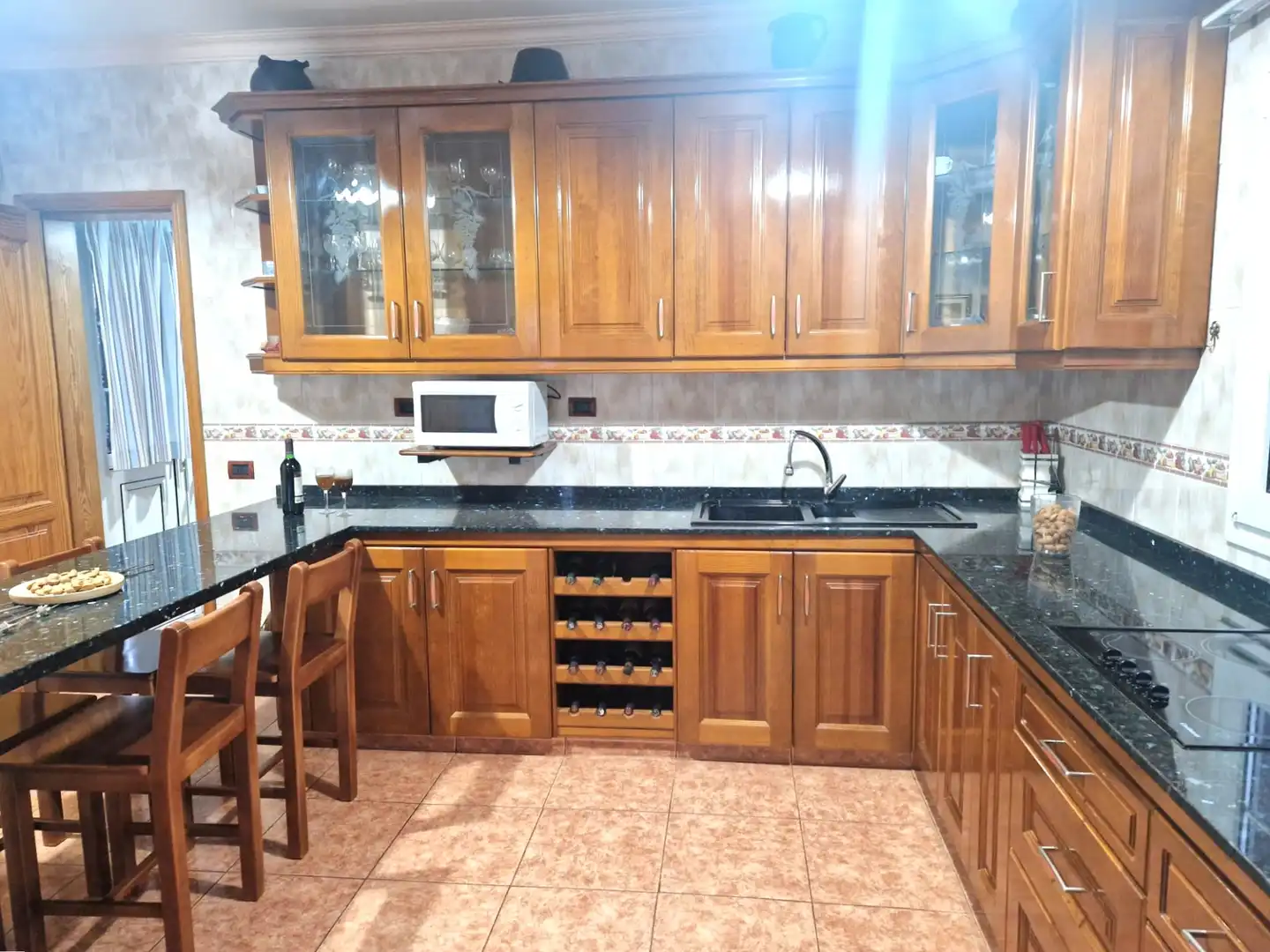 Cocina de Casa o chalet en venta en Vega de San Mateo con Jardín privado, Terraza y Internet