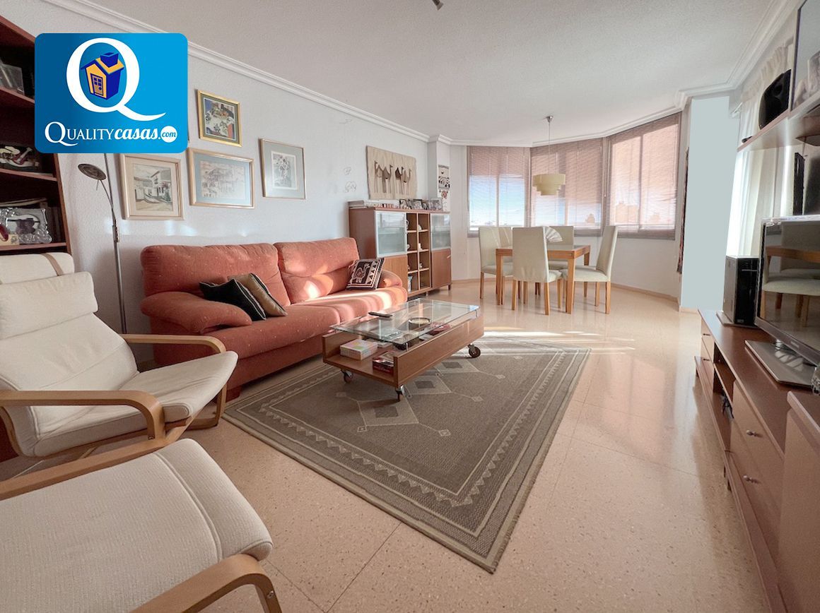 Living room of Attic for sale in Alicante / Alacant  with Air Conditioner, Heating and Terrace