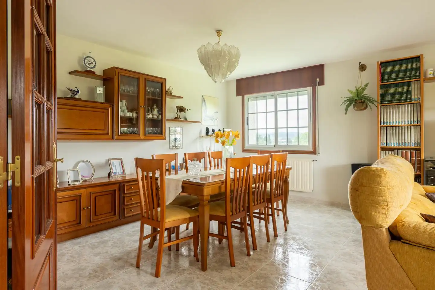 Dining room of Houses for sale in Bergondo  with Heating, Private garden and Swimming Pool