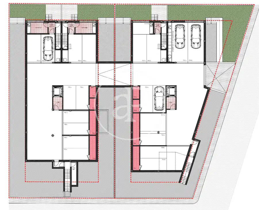 Parking de Piso en venta en Sant Cugat del Vallès con Aire acondicionado, Calefacción y Jardín privado