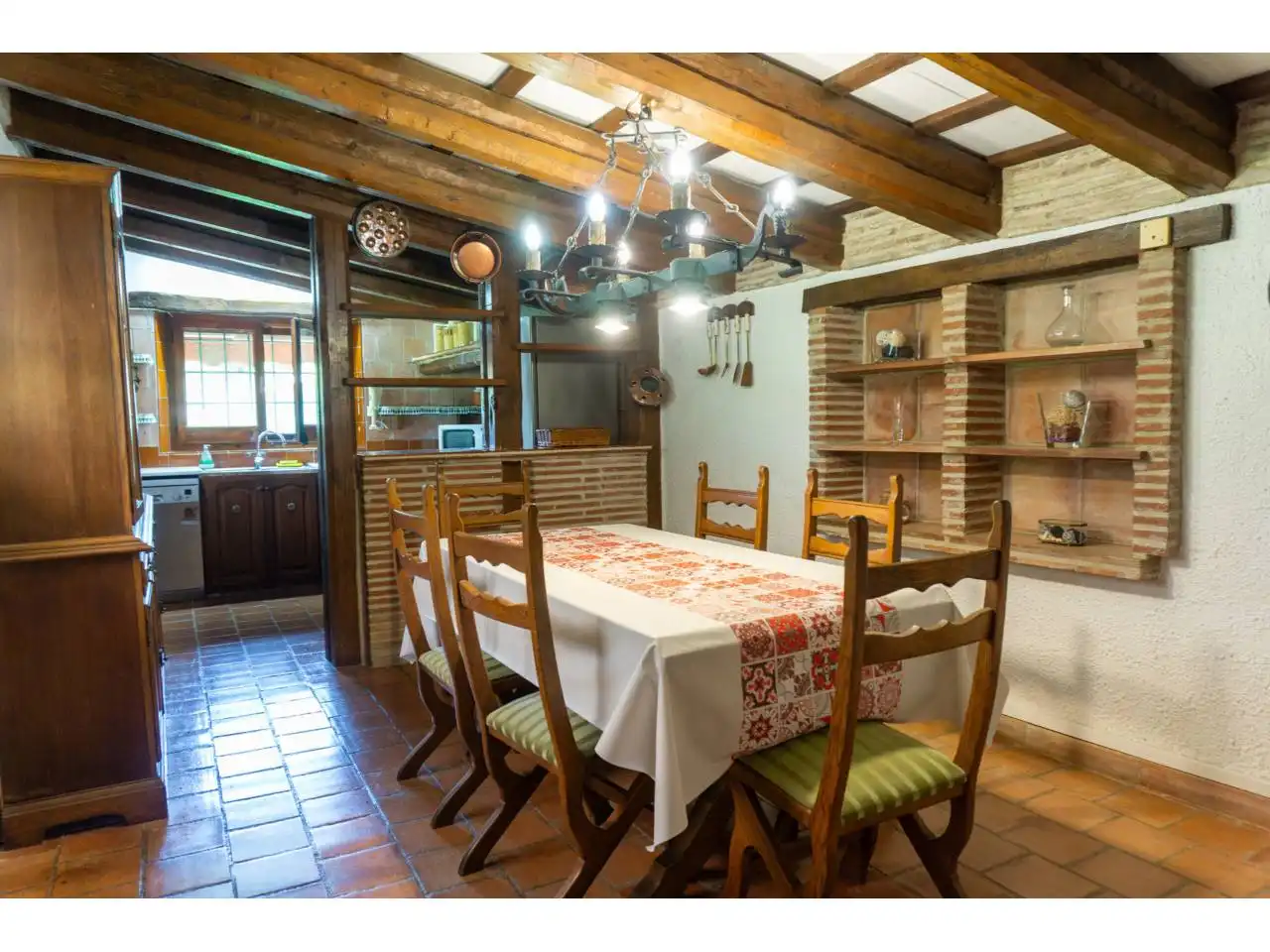 Comedor de Finca rústica en venta en Castell d'Aro, Platja d'Aro i s'Agaró con Calefacción, Jardín privado y Terraza