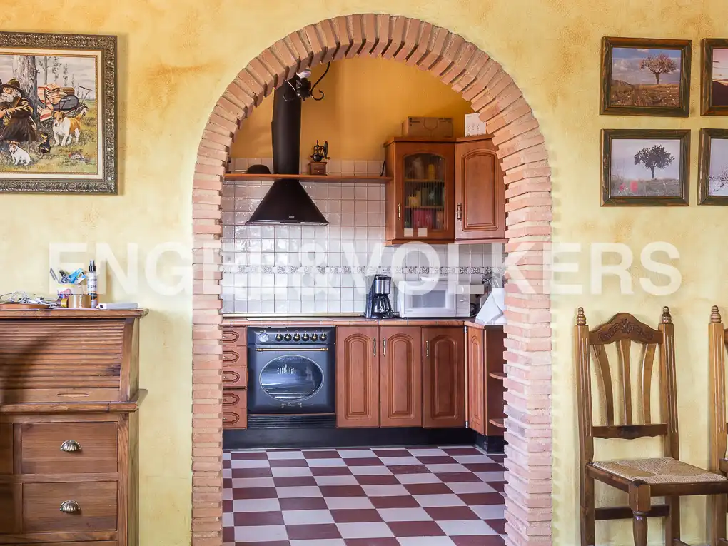 Cocina de Casa o chalet en venta en Chinchilla de Monte-Aragón con Calefacción, Jardín privado y Terraza