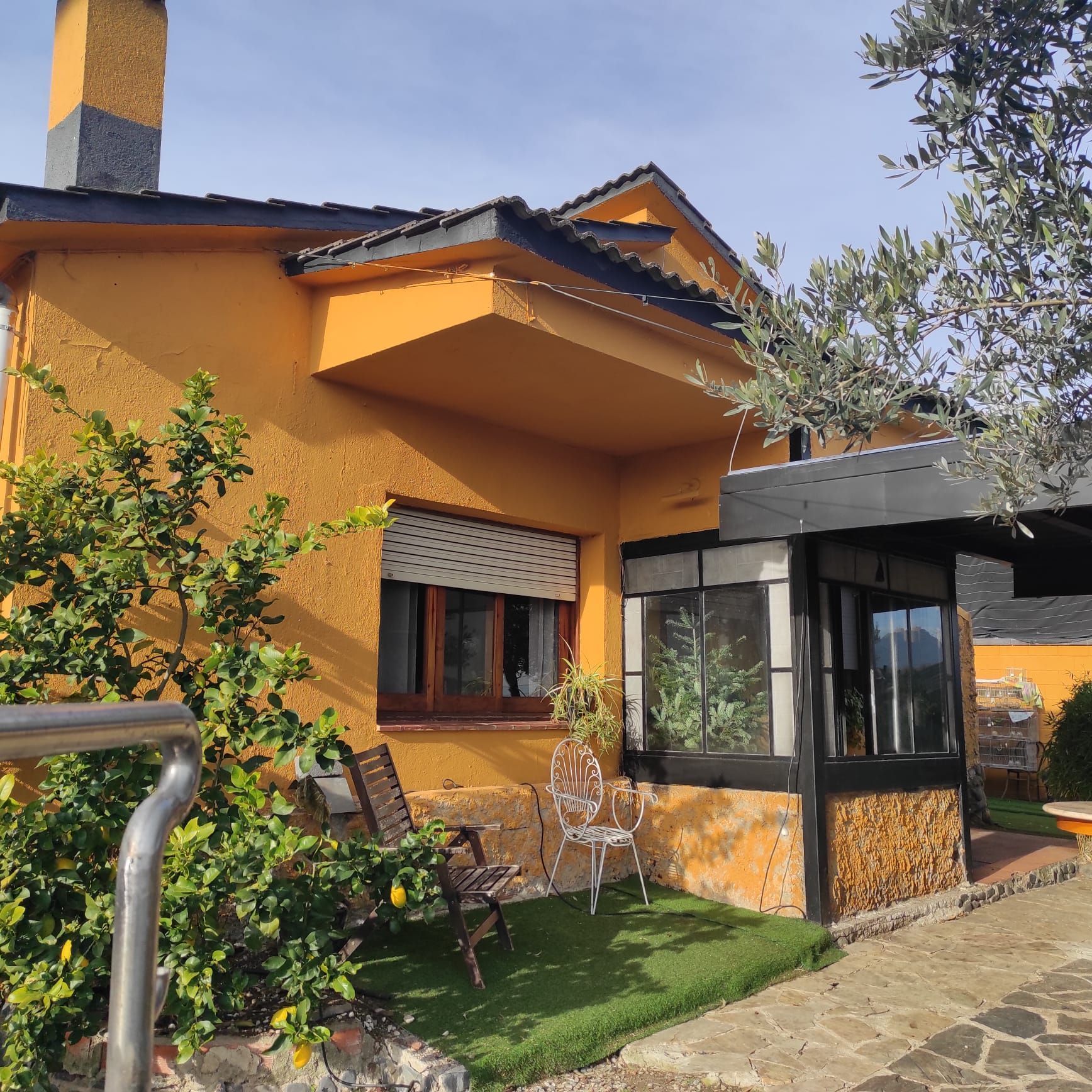 Vista exterior de Casa o xalet en venda en Riells i Viabrea amb Aire condicionat, Calefacció i Jardí privat