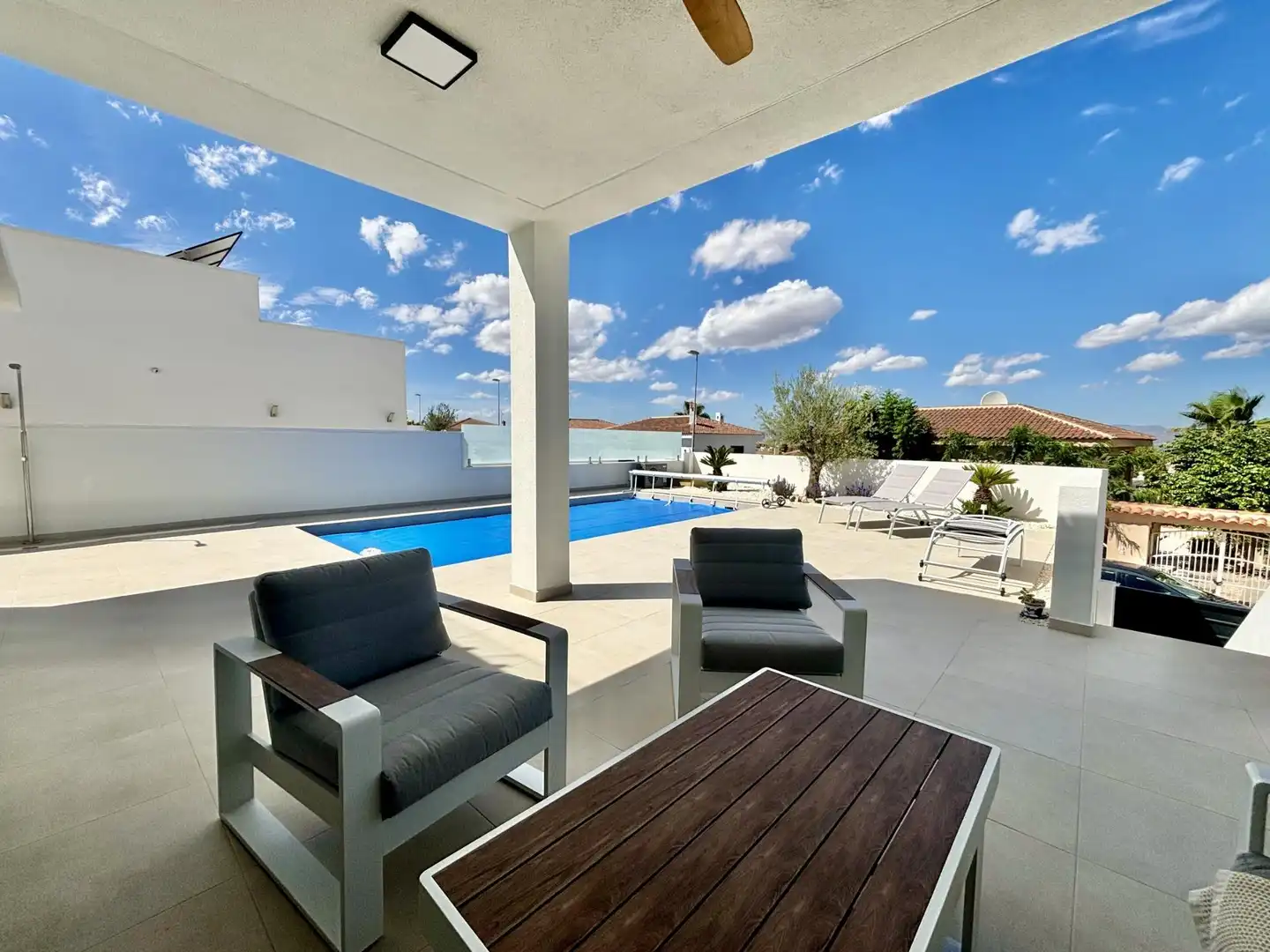 Terrassa de Casa o xalet en venda en Rojales amb Jardí privat, Terrassa i Piscina