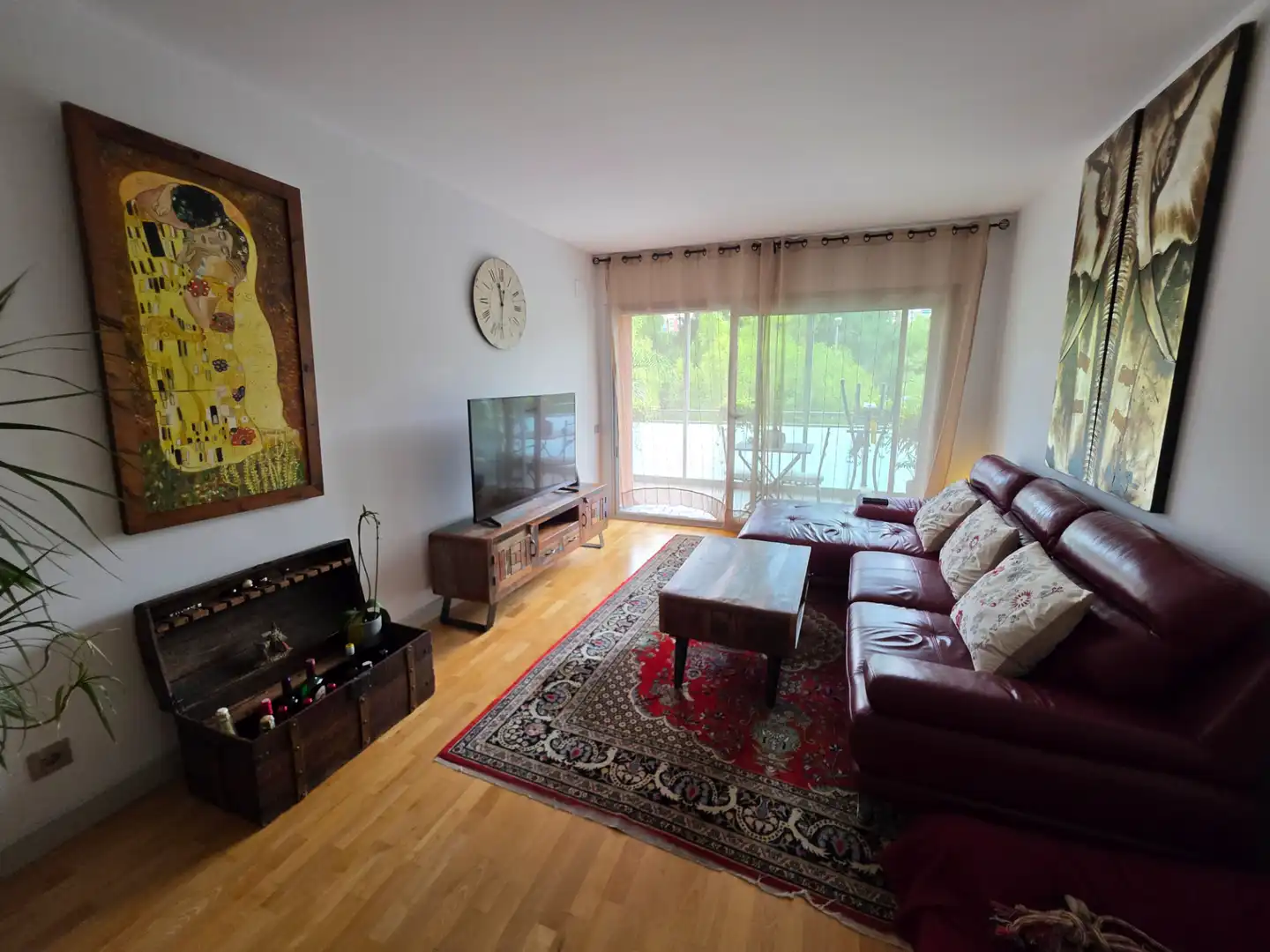 Sala de estar de Piso en venta en Barcelona con Aire acondicionado, Calefacción y Jardín privado