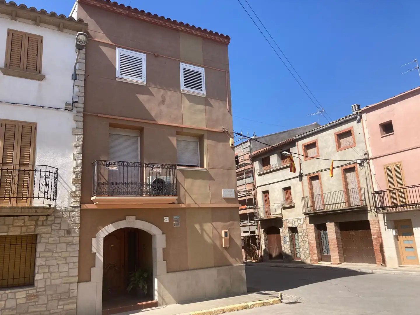 Vista exterior de Casa o chalet en venta en El Poal con Aire acondicionado, Calefacción y Amueblado