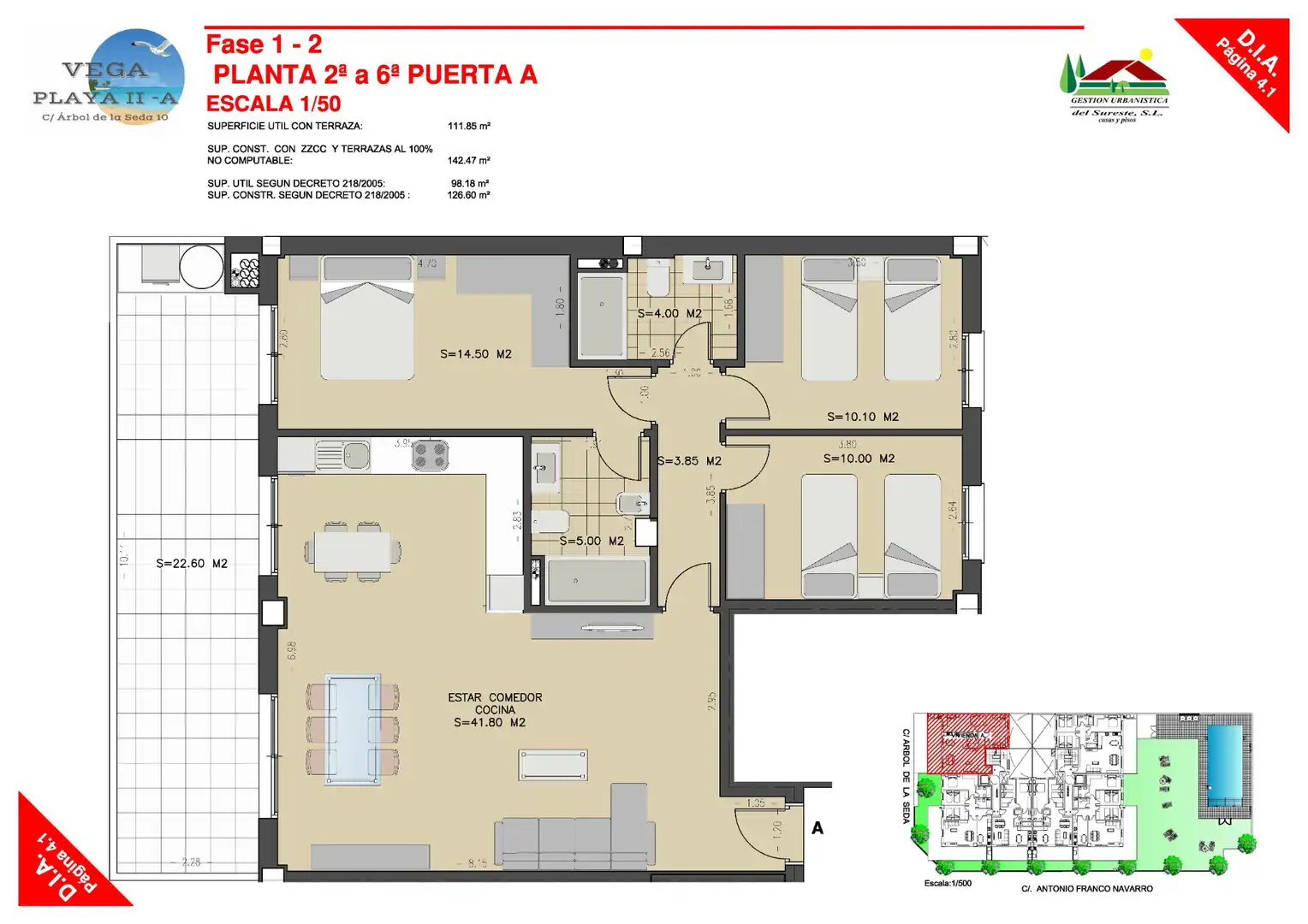 Piso en venta en Almería con Parquet, Terraza y Piscina comunitaria