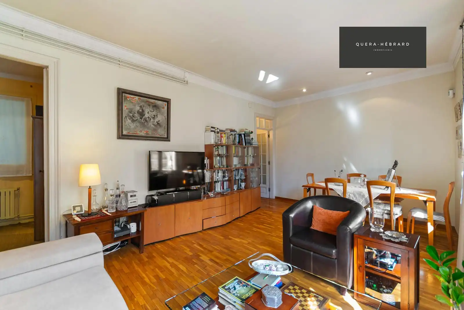 Sala d'estar de Pis en venda en Barcelona amb Aire condicionat, Calefacció i Terrassa