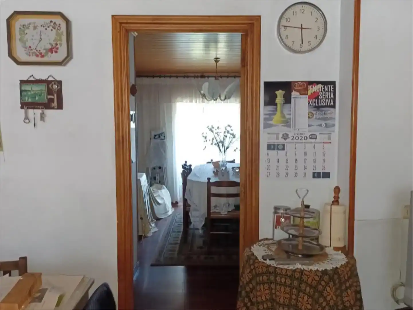 Menjador de Casa adosada en venda en A Fonsagrada  amb Parquet i Moblat