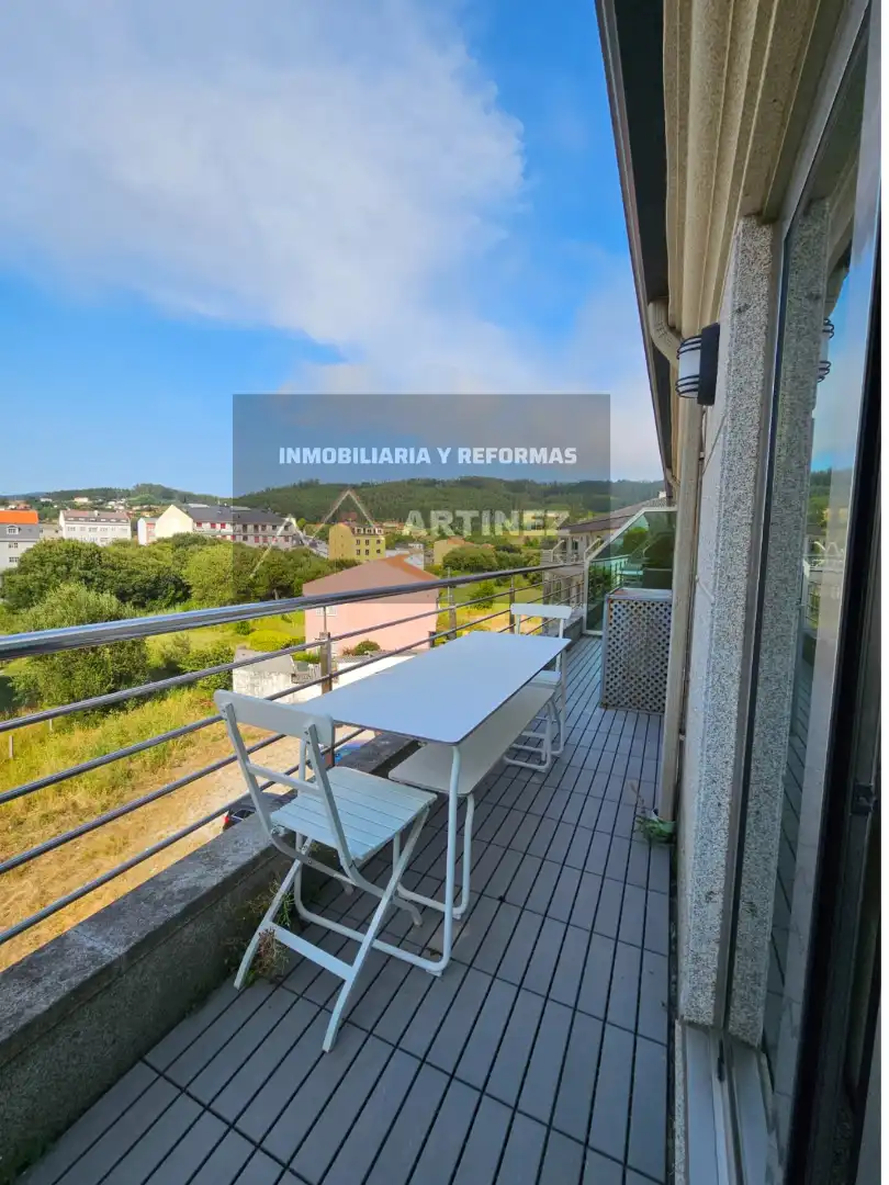 Terrassa de Apartament en venda en Cedeira amb Aire condicionat, Calefacció i Parquet