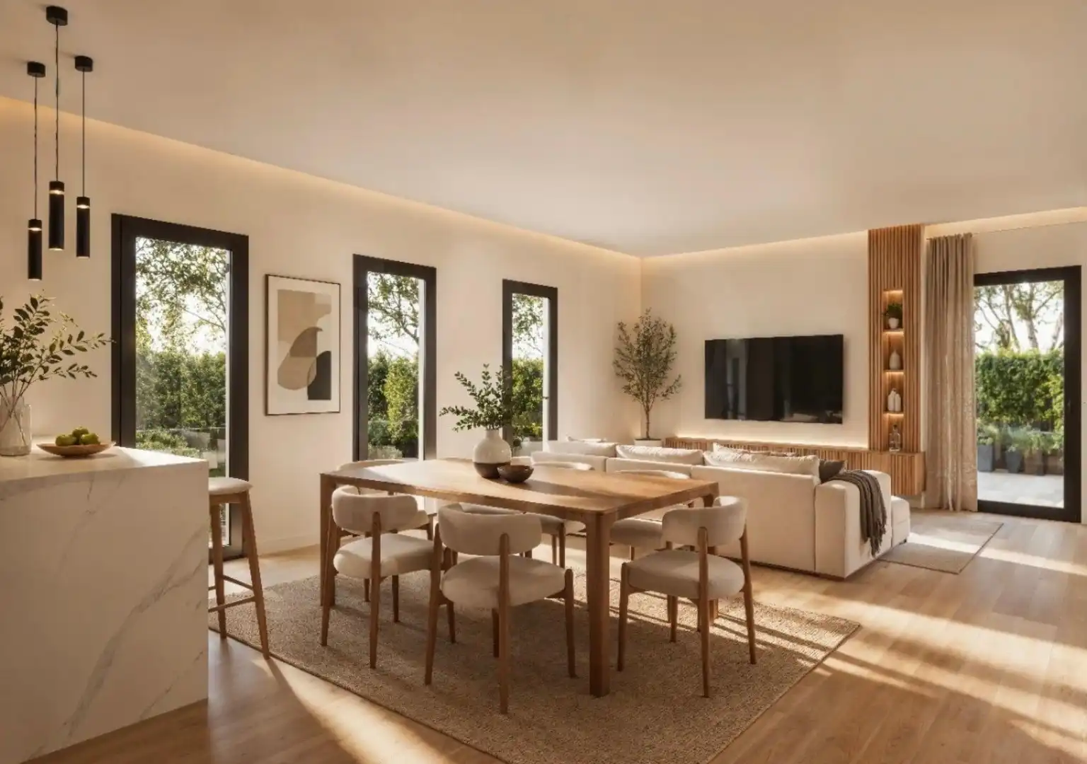 Sala d'estar de Casa o xalet en venda en Fuencarral - El Pardo