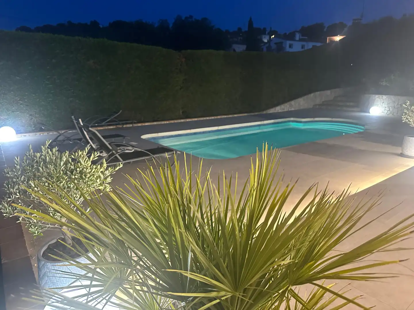 Piscina de Casa o chalet de alquiler en Castell d'Aro, Platja d'Aro i s'Agaró con Aire acondicionado, Calefacción y Jardín privado