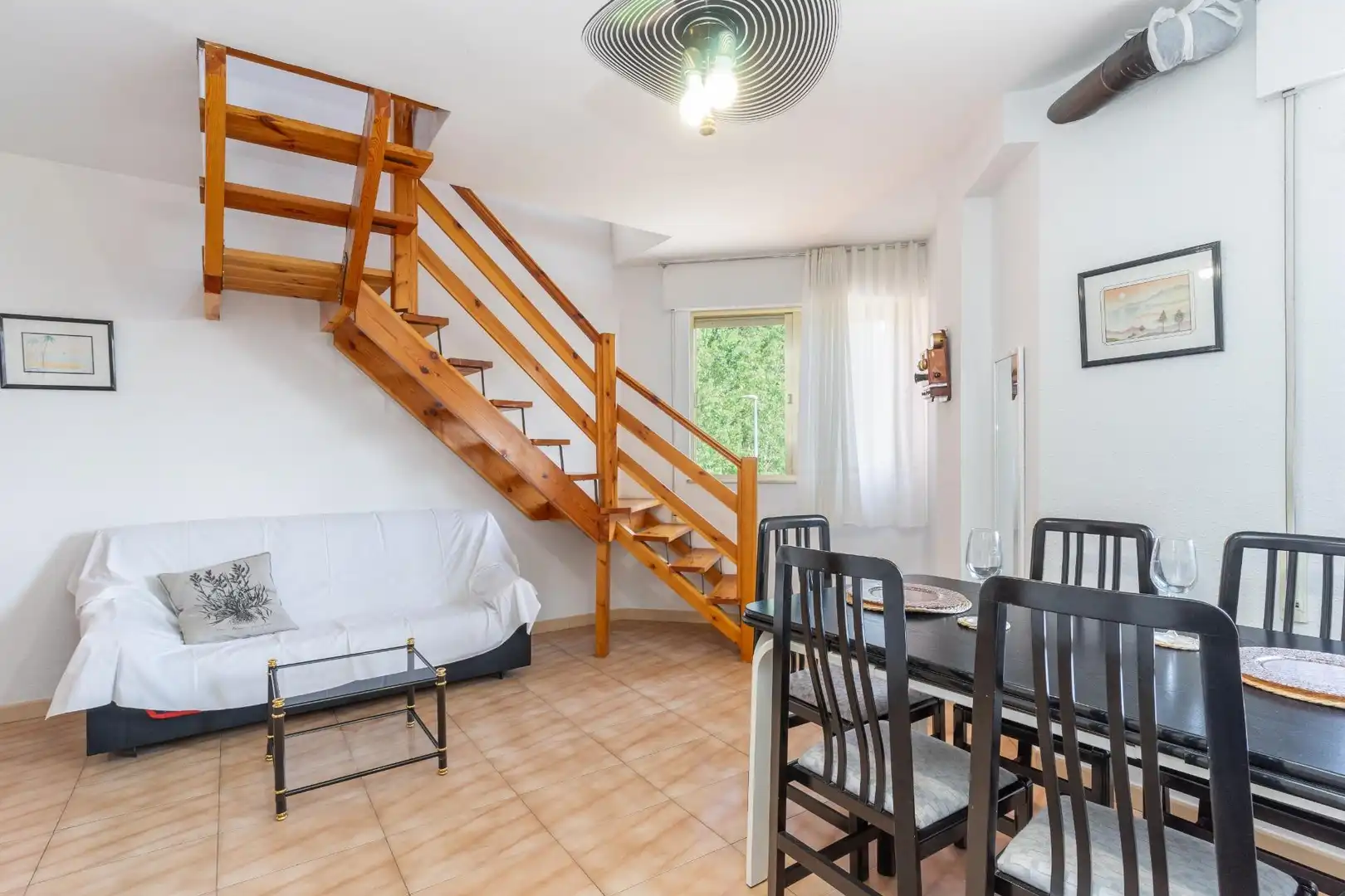 Living room of Attic for sale in Santa Marina del Rey  with Heating and Furnished