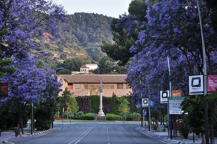 Vista exterior de Finca rústica en venda en  Barcelona Capital amb Aire condicionat, Terrassa i Piscina