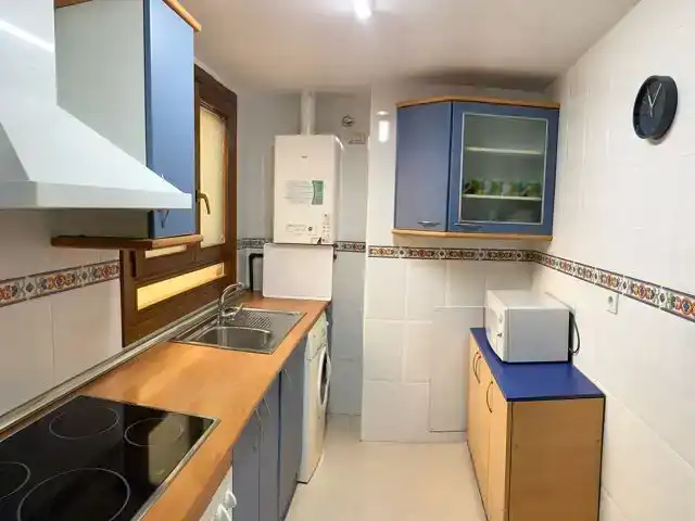 Cuina de Dúplex en venda en Caspe amb Aire condicionat i Balcó