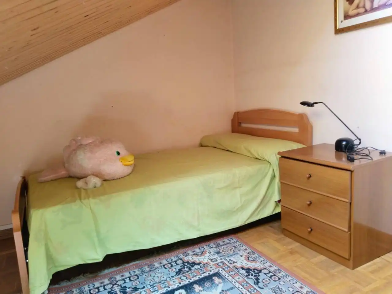 Dormitori de Casa o xalet en venda en Villariezo amb Calefacció, Jardí privat i Parquet