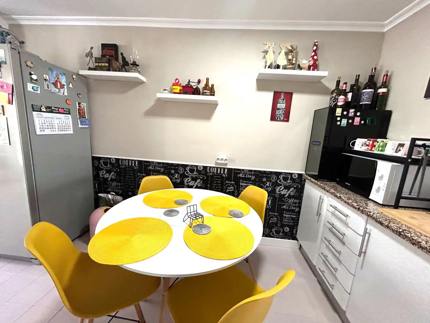 Cocina de Casa adosada en venta en Albacete con Aire acondicionado, Calefacción y Parquet