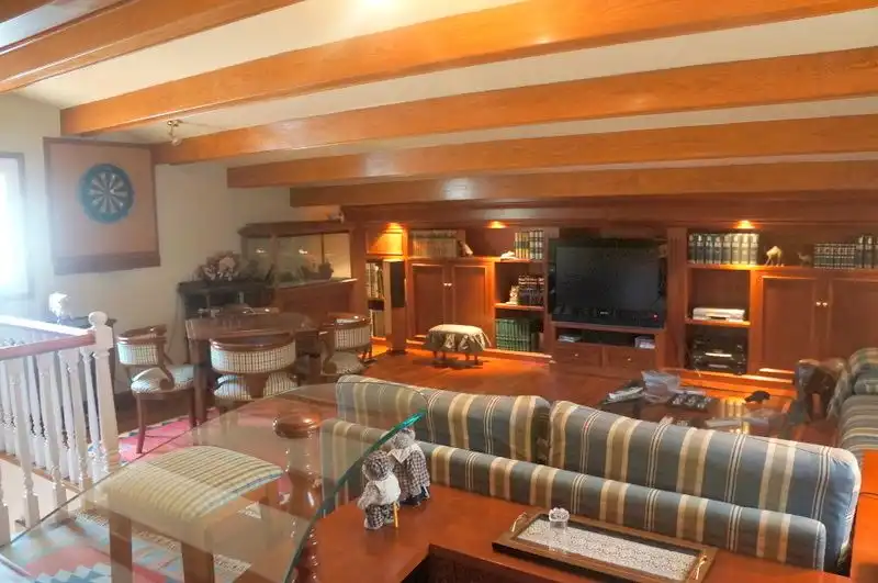 Sala de estar de Casa o chalet en venta en Castell d'Aro, Platja d'Aro i s'Agaró con Aire acondicionado, Calefacción y Jardín privado